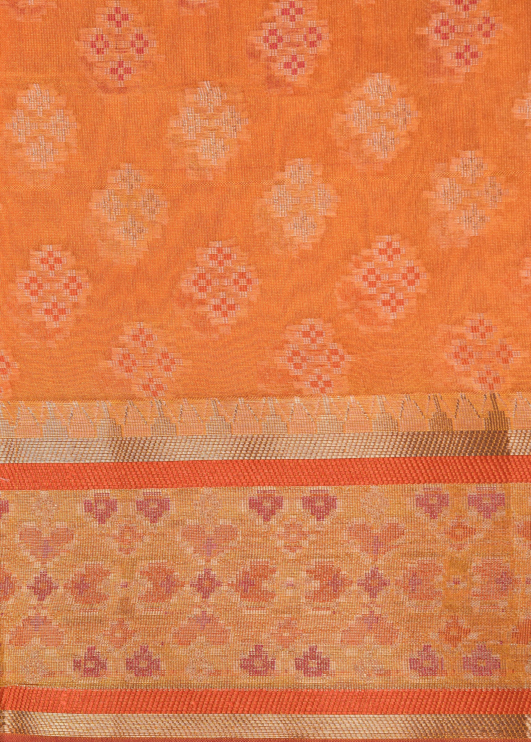Yellow Cotton Saree