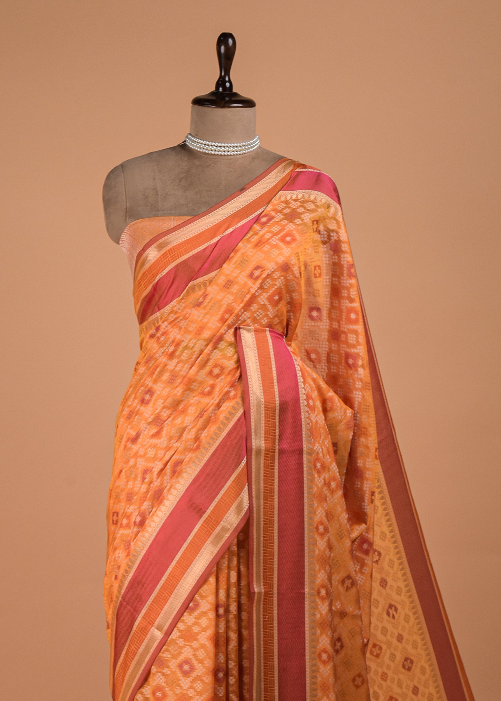 Yellow Cotton Saree