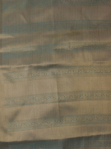 Blue Cotton Banarasi Saree