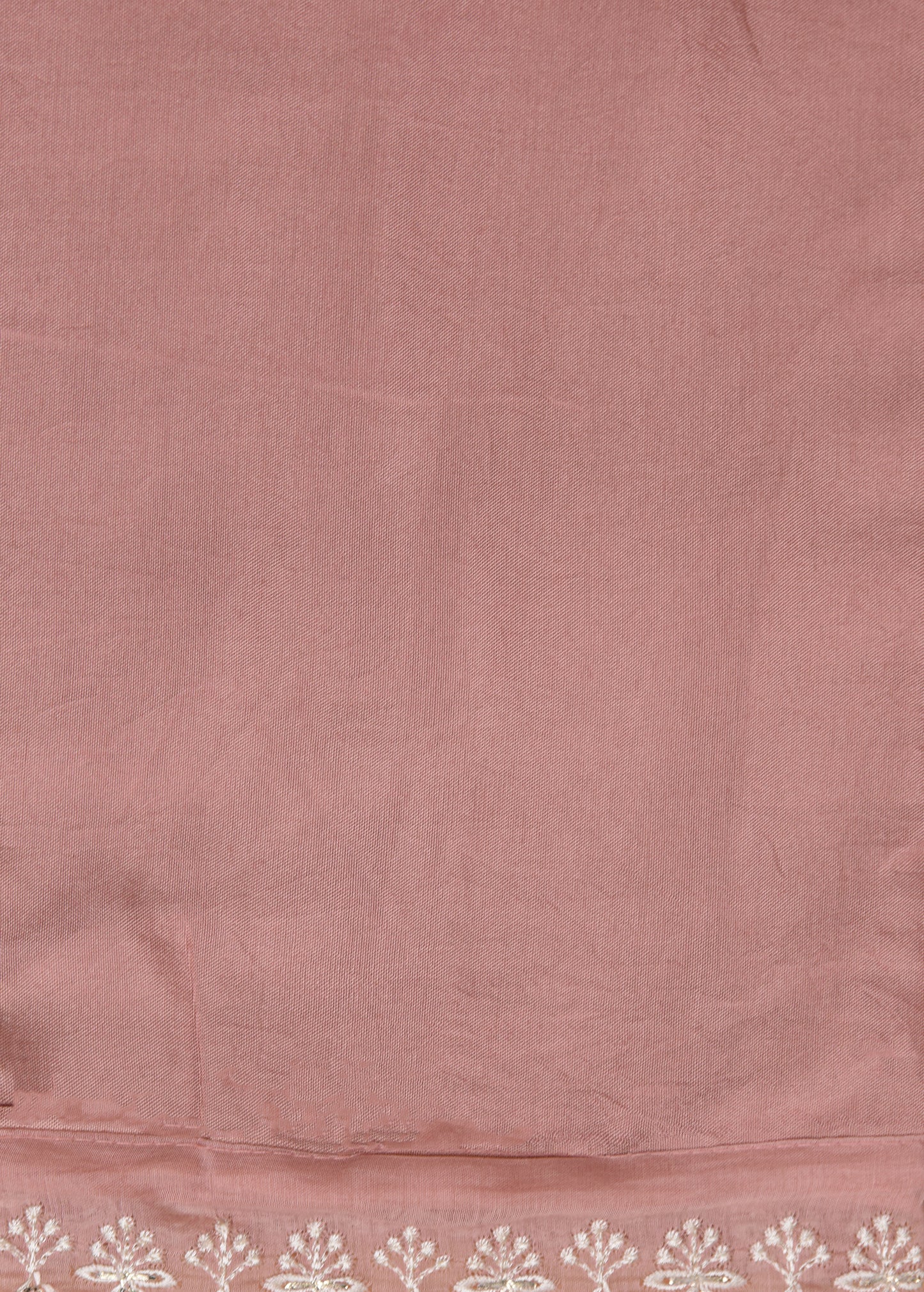 Peach Mul Chanderi Dress Material - Image 4 | Greenways Delhi