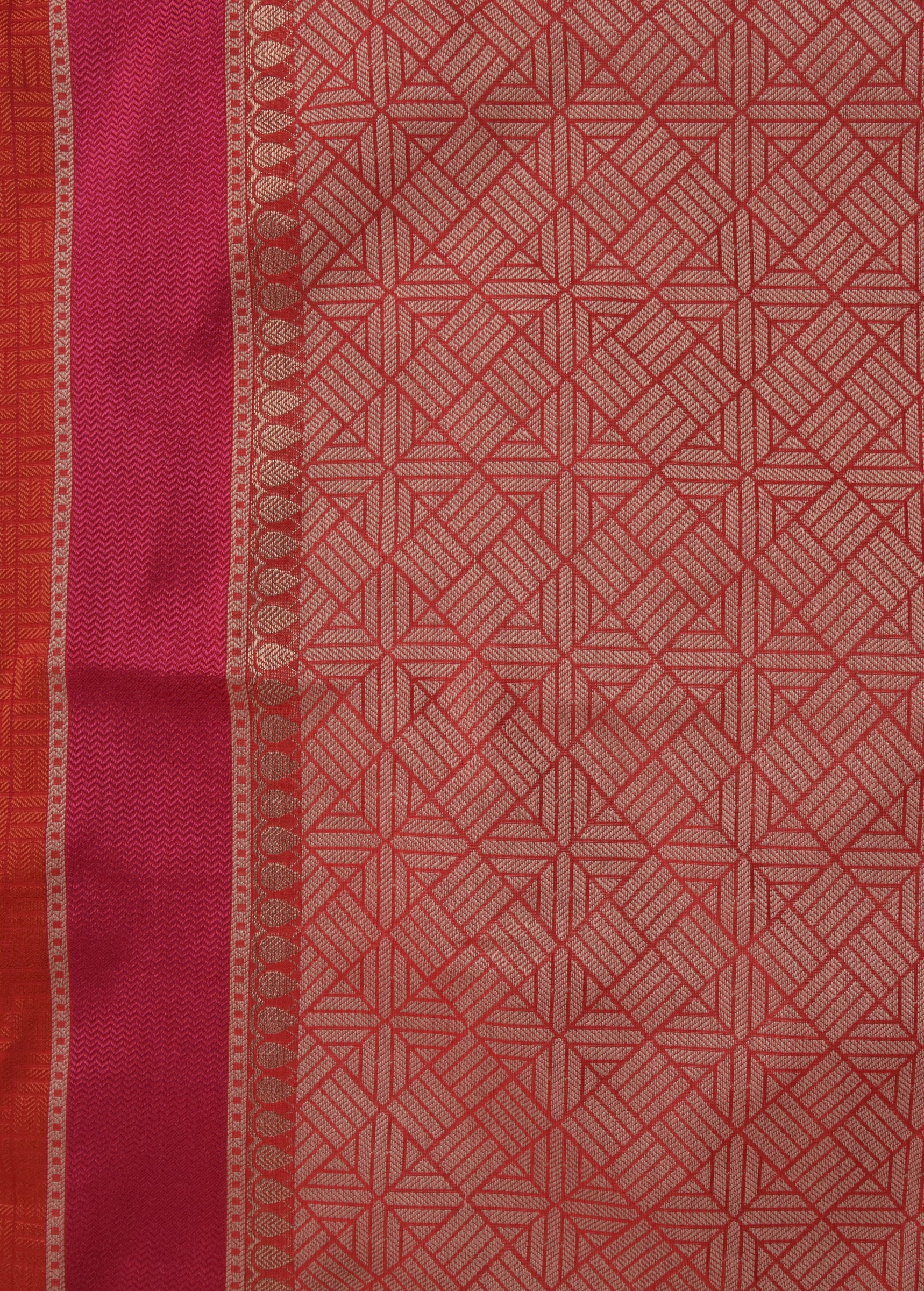 Red Cotton Saree