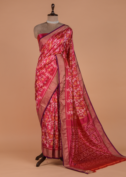 Red Silk Patola Saree