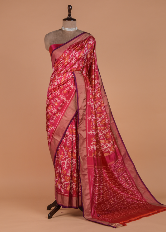Red Silk Patola Saree