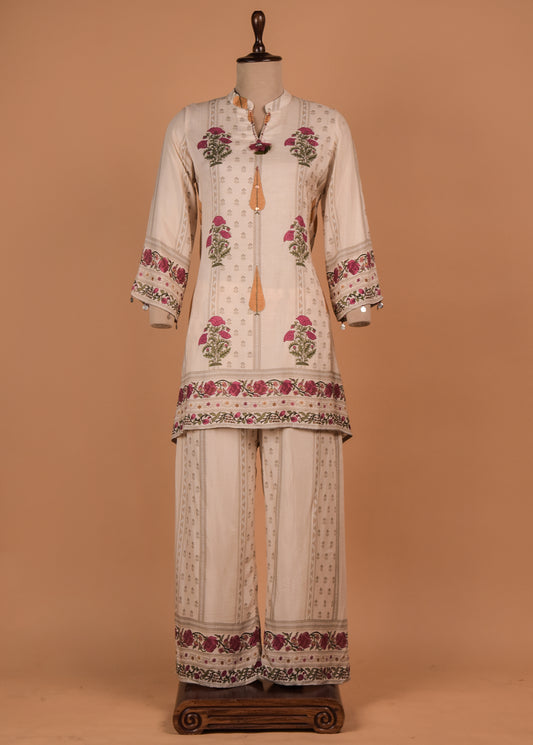 Multicoloured Cotton Coord Set