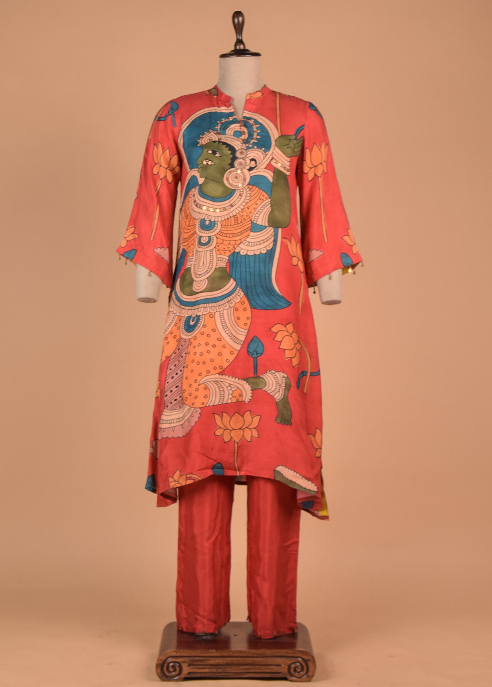 Orange Cotton Coord Set