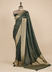 Green Art Georgette Banarasi Saree