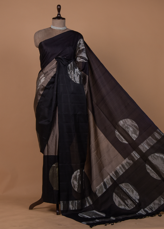 Multicoloured Silk Kanjeevaram Saree