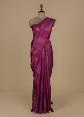 Pink Silk Kanjeevaram Saree