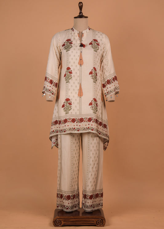 Multicoloured Cotton Coord Set