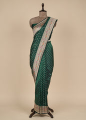 Green Silk Banarasi Saree