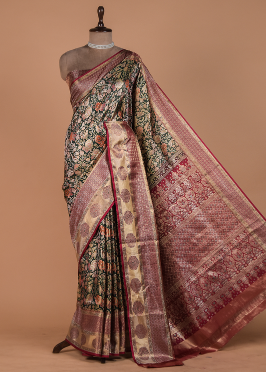 Green Silk Kanjeevaram Saree