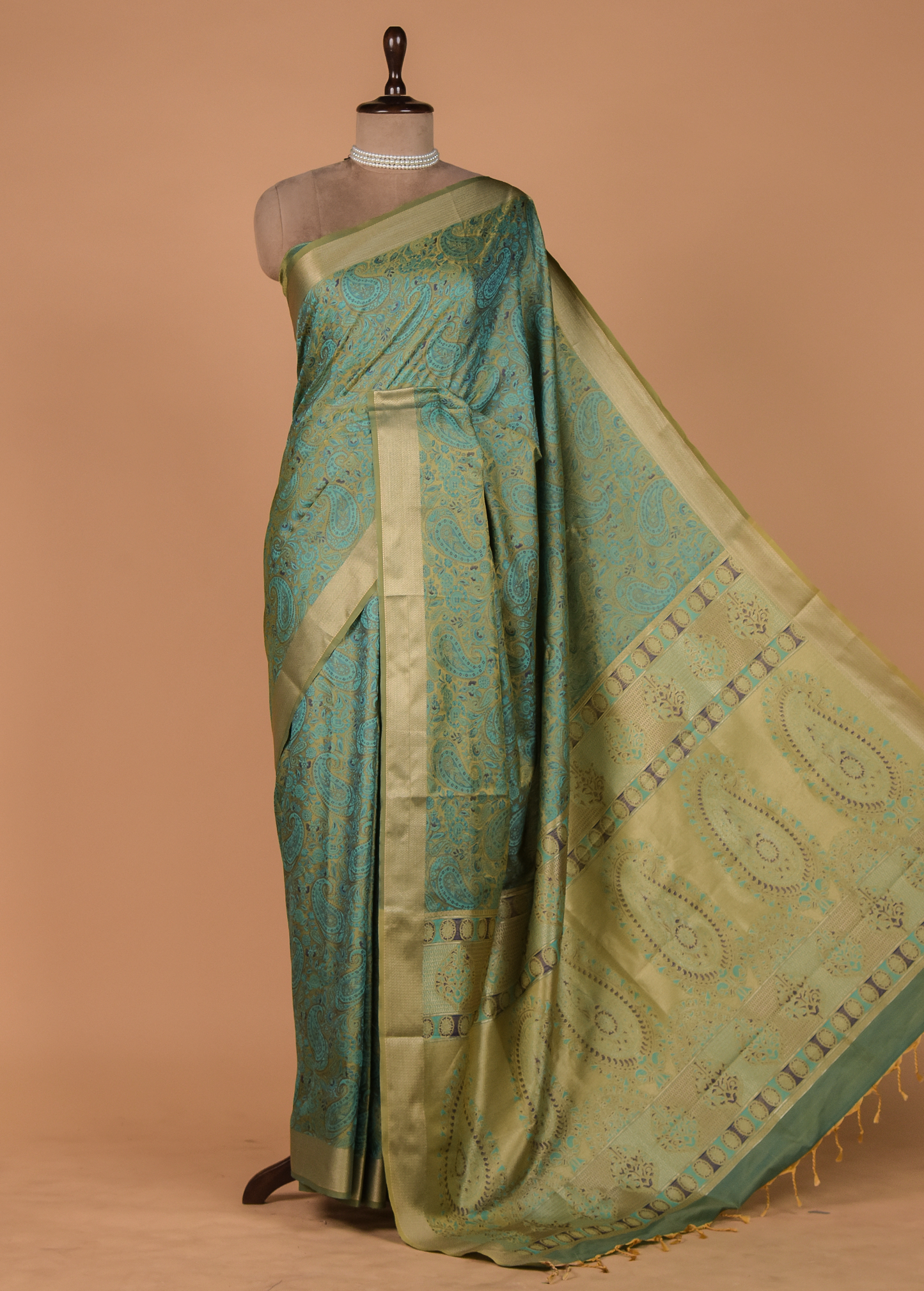 Green Art Silk Kanjeevaram Saree