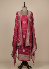 Pink Georgette Dress Material