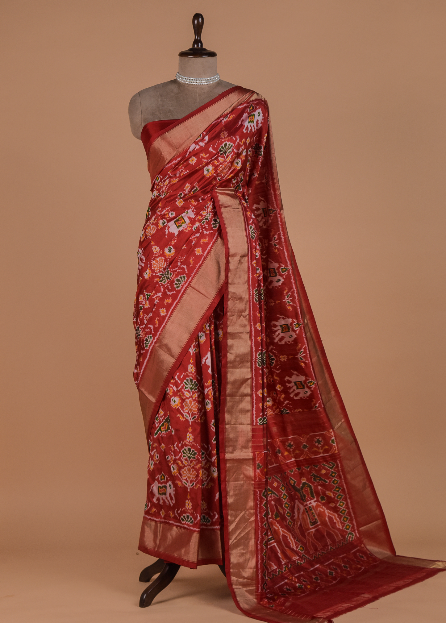 Red Silk Patola Saree