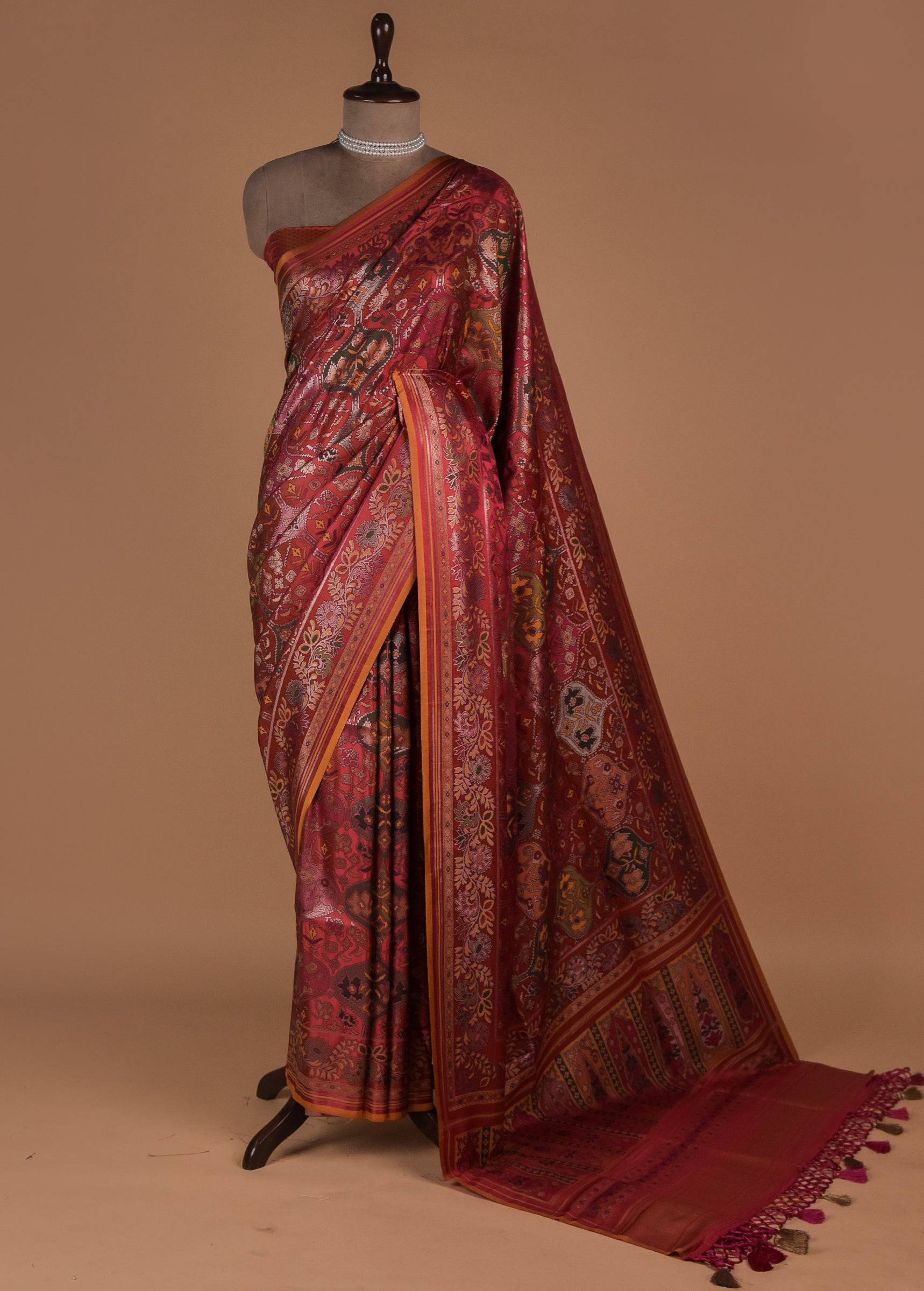 Red Silk Patola Saree