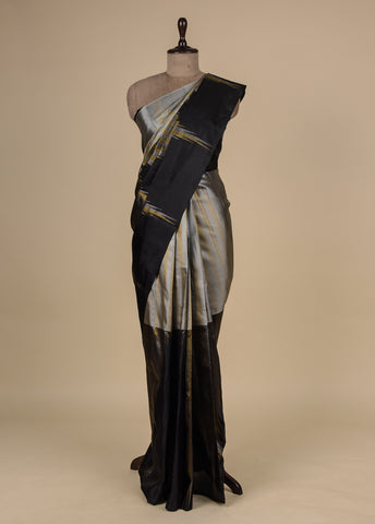 Black Silk Kanjeevaram Saree