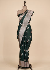 Green Art Silk Banarasi Saree