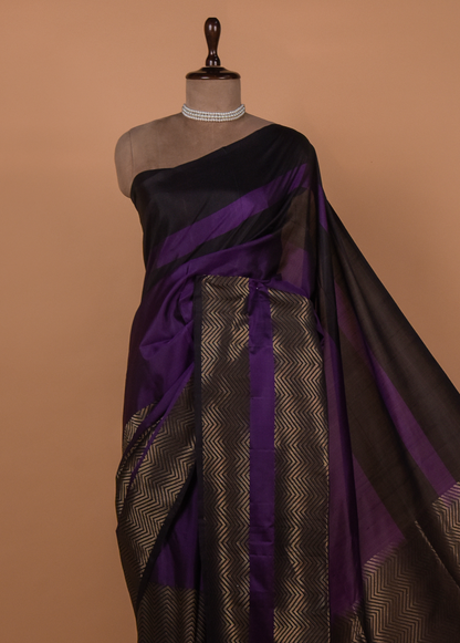 Multicoloured Silk Kanjeevaram Saree