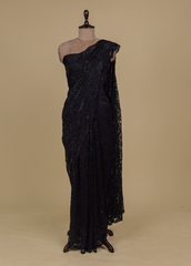 Black Chantily Lace Designer/ Embroidery