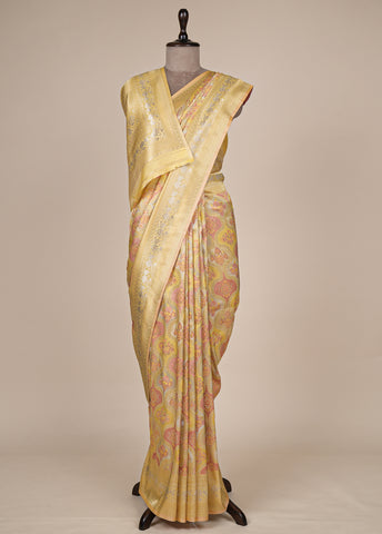 Gold Tissue Silk Banarasi Saree