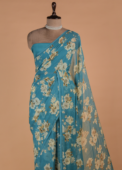 Blue Sarees