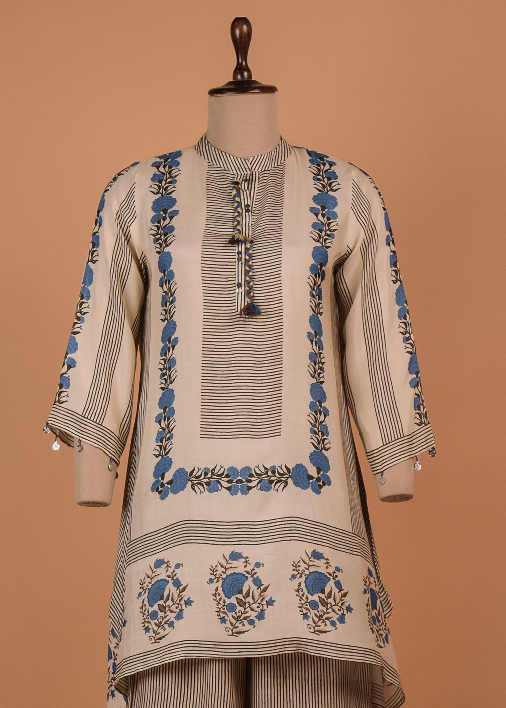 Multicoloured Cotton Coord Set