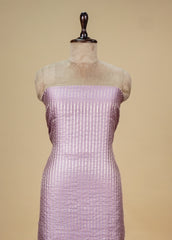 Purple Chanderi Dress Material