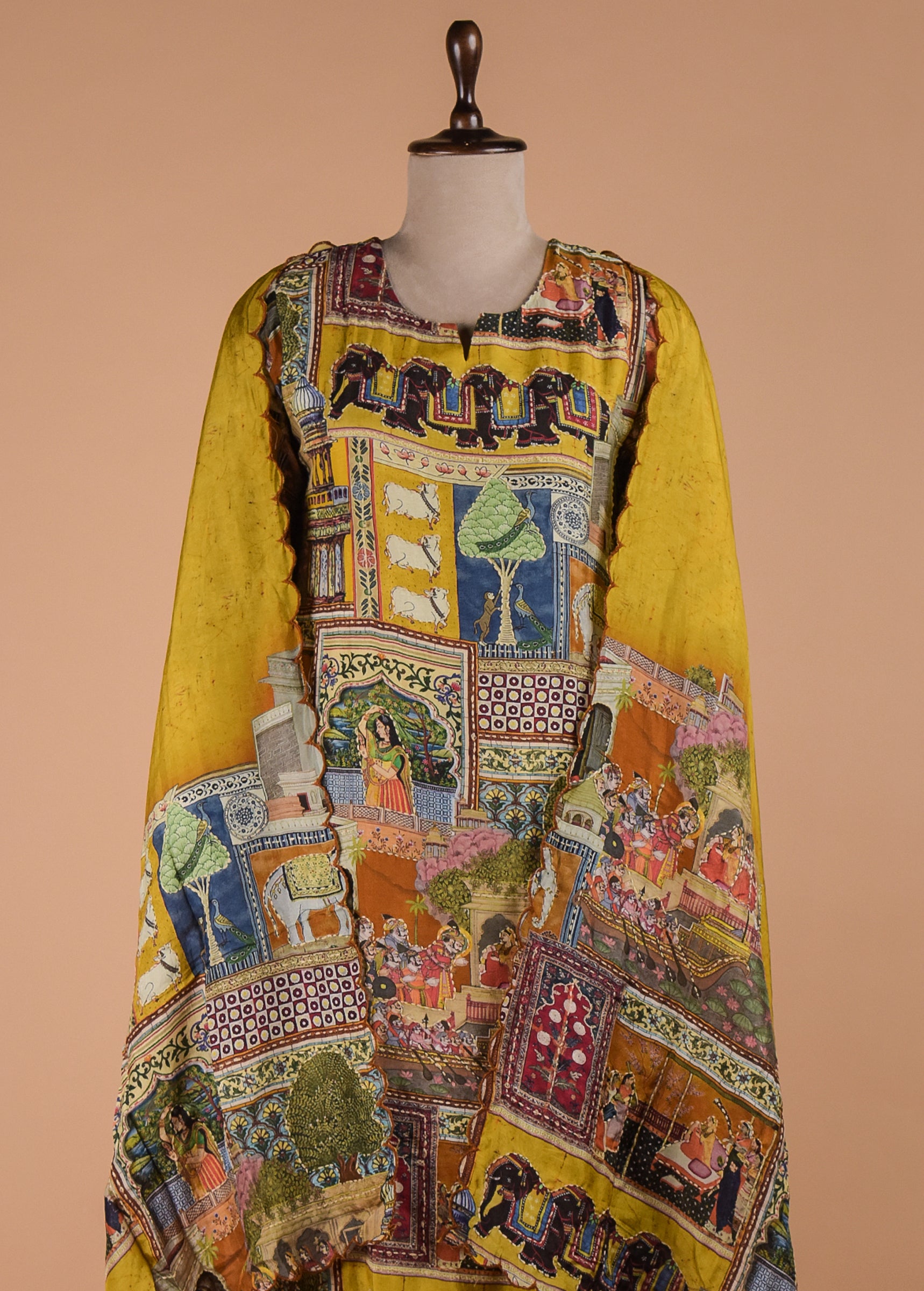 Yellow Cotton Straight Set