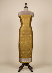 Gold Tussar Dress Material