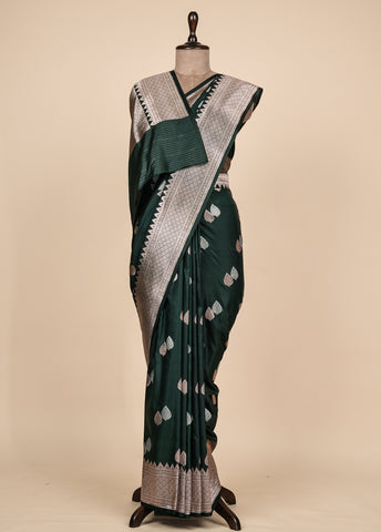 Green Art Silk Banarasi Saree