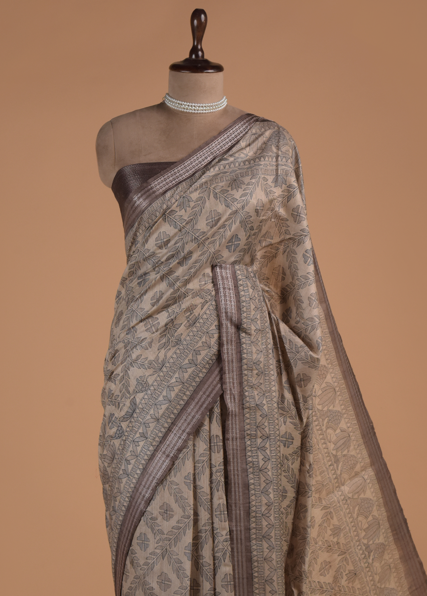 Brown & Earthy Tone Sarees - Greenways
