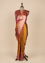 Yellow Silk Kanjeevaram Saree