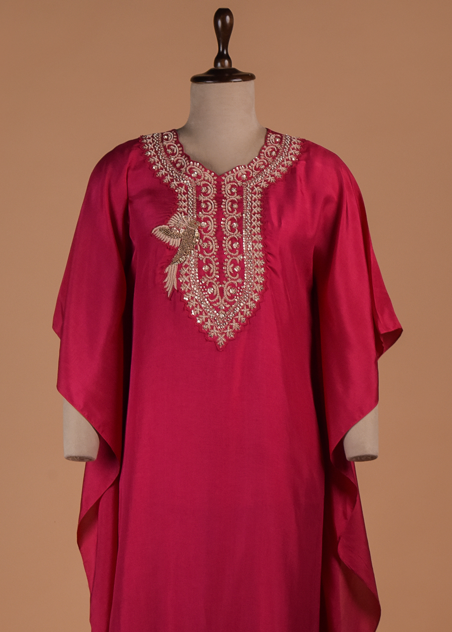 Pink Crepe Silk Coord Set