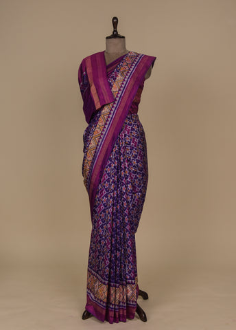 Multicoloured Silk Patola Saree