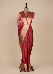 Pink Silk Kanjeevaram Saree