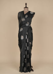 Black Silk Kanjeevaram Saree