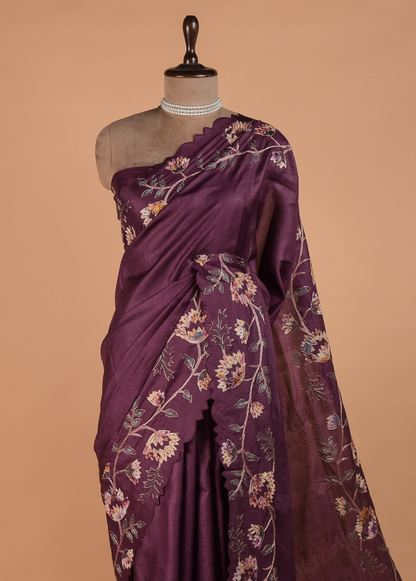 Purple Sarees