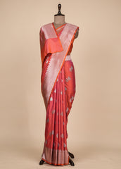 Red Art Silk Banarasi Saree