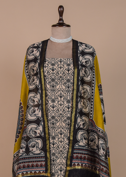 Multicoloured Cotton Dress Material