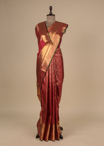 Red Silk Kanjeevaram Saree