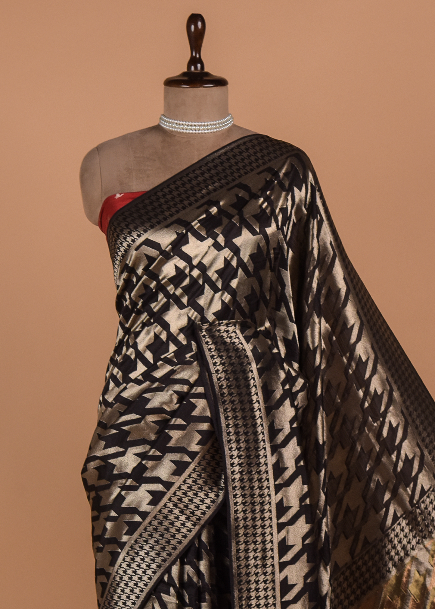 Black Georgette Banarasi Saree
