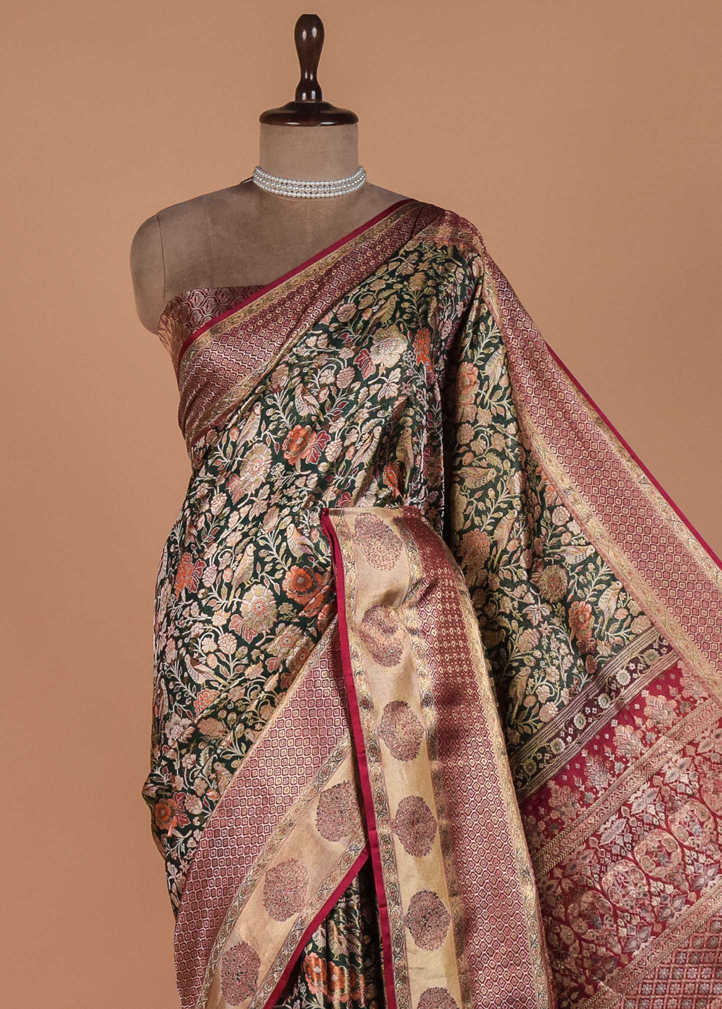 Green Silk Kanjeevaram Saree