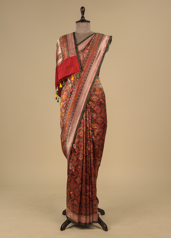 Red Silk Patola Saree