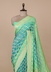 Multicoloured Georgette Bandhani Saree