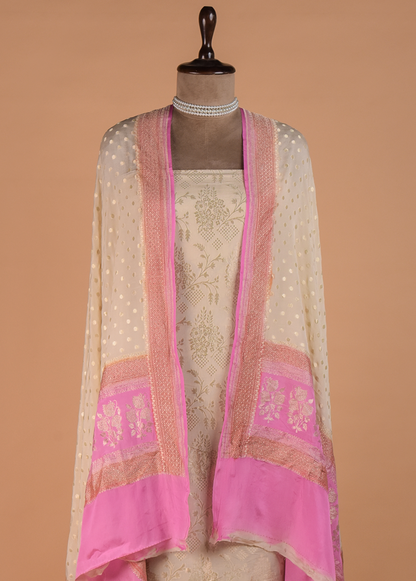 White, Cream & Beige Sarees