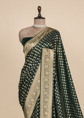 Green Art Georgette Banarasi Saree