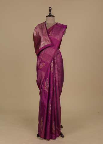 Pink Silk Kanjeevaram Saree