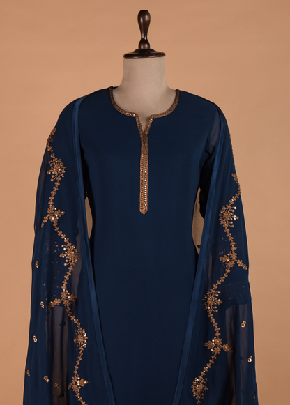Blue Sarees