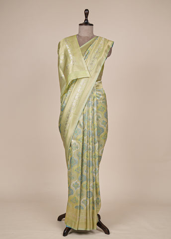 Green Tissue Silk Banarasi Saree