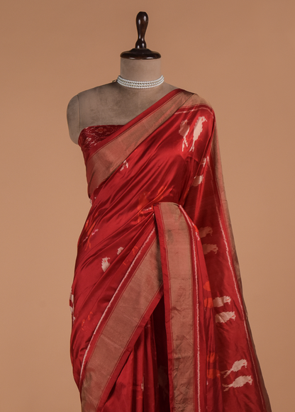 Red Silk Patola Saree